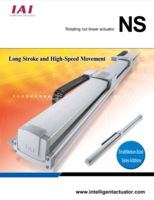 IAI NS CATALOG NS SERIES: ROTATING NUT LINEAR ACTUATORS